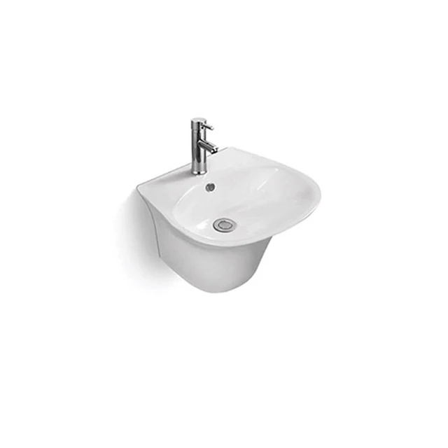 
Ceramic wall hung installation bathroom wash hand basin sinks 