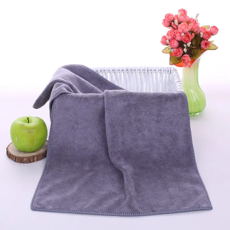 Wholesales sublimation super water absorbency microfiber fabric black hair salon towel for hair drying