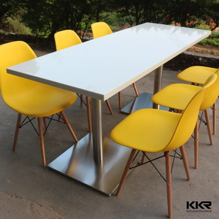 fast food table and chairs / high end restaurant furniture / restaurant tables