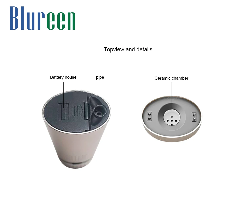 
Portable 18650 Battery Dry Herb Chamber Vaporizer 