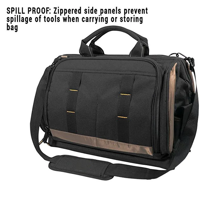 
High Quality Tote Carrier Service Kit Plumber Carpenter Technician Electrician Electrical Heavy Duty Tool Bag 
