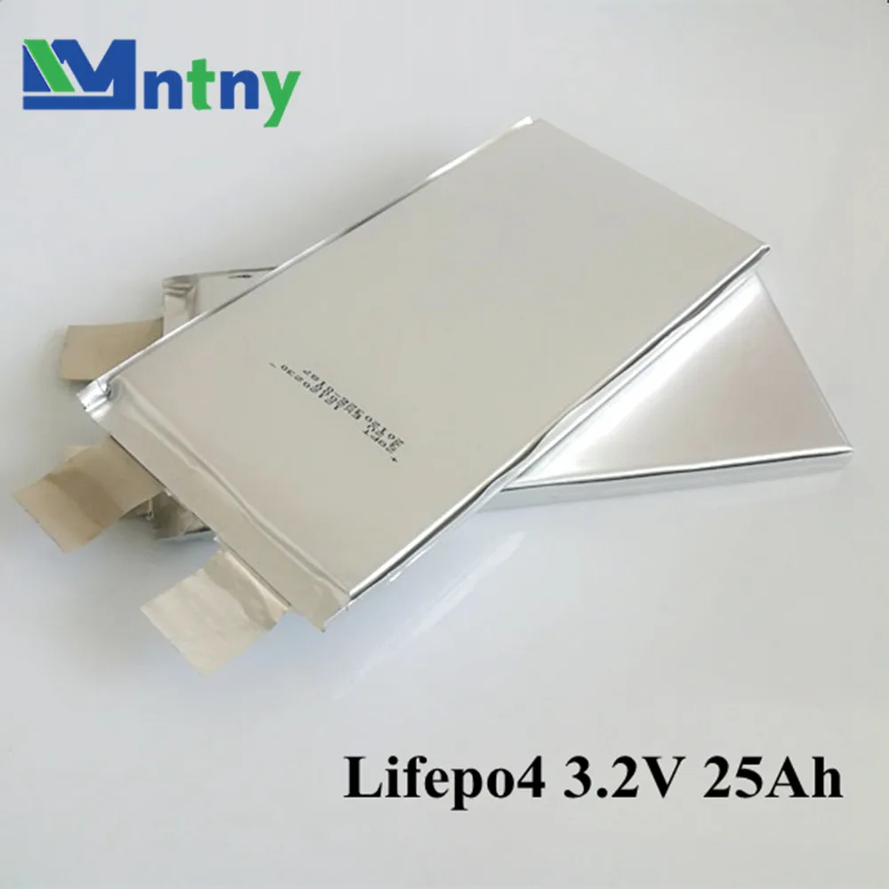 CNNTNY LiFePo4 3.2V 25AH Lithium Polymer Battery Cell for Rechargeable Batteries