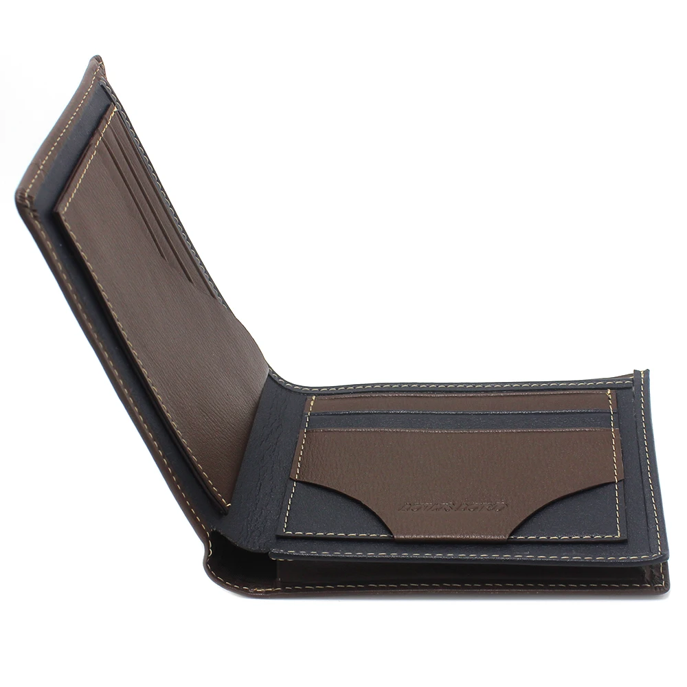 Mens Designer Wallet Rfid Blocking Men Long Wallet New Denim Leather Fashion Money Pocket,card Holder PU TK-09-02-R TONGKAI