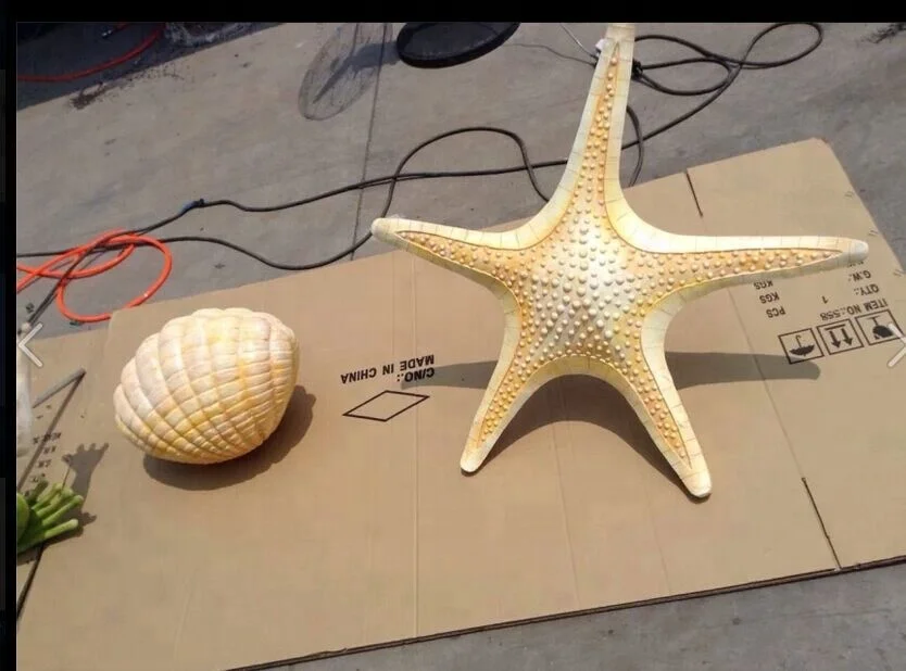 Modern art fiberglass Shopping mall window display prop crab sea animal statue home decoration indoor sculpture