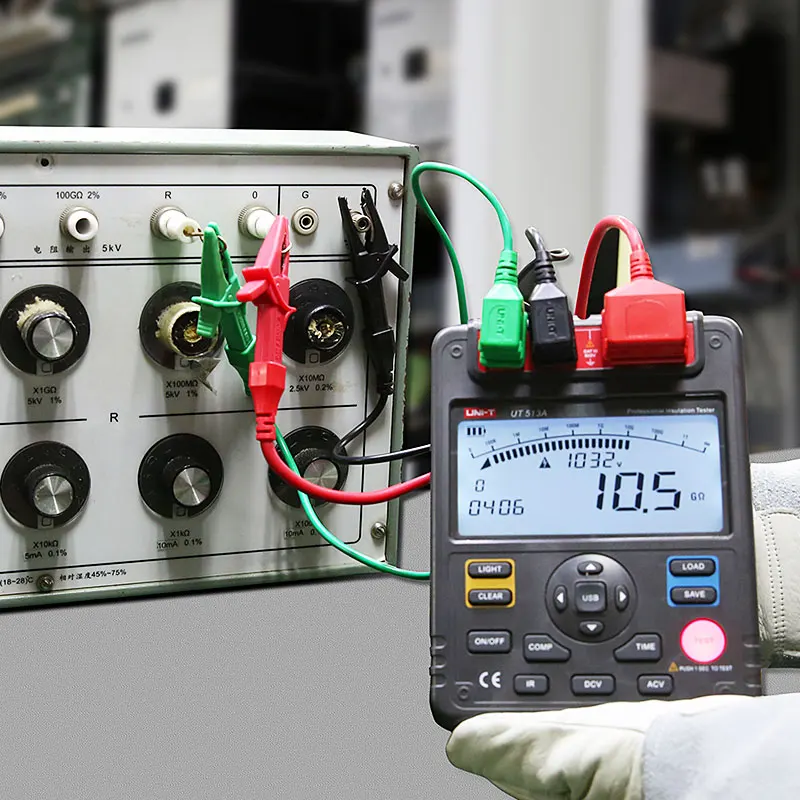 
Electric Test Insulation Resistance Analysis 5KV digital Megohmmeter in Resistance Meter 