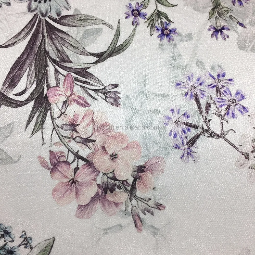 Chinese Manufacturer Custom Fabric Digital Printing Satin