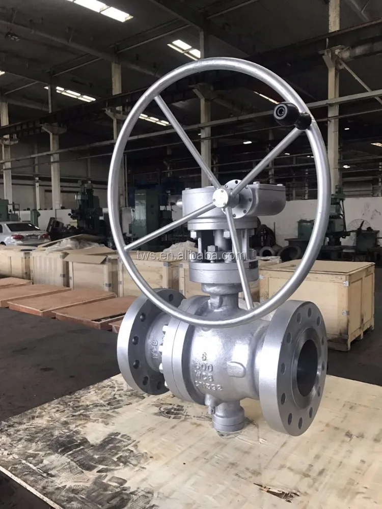 8 Inch 600LB Gear Operated Trunnion Ball Valve