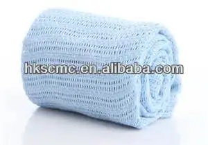 100% хлопок красный ребенка/детей тепловой сотовой одеяло