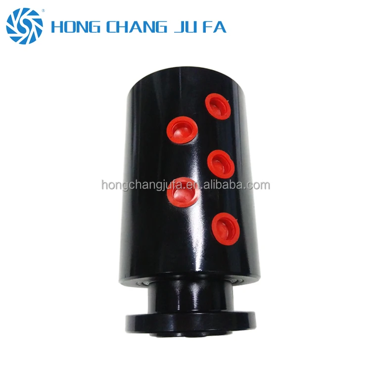 5 way connector hydraulic fitting swivel joint rotating air rotary joint