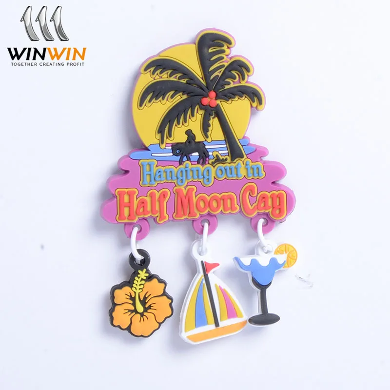 Cute Cartoon Ocean Animals PVC Fridge Magnets Fish  special Fridge Magnet