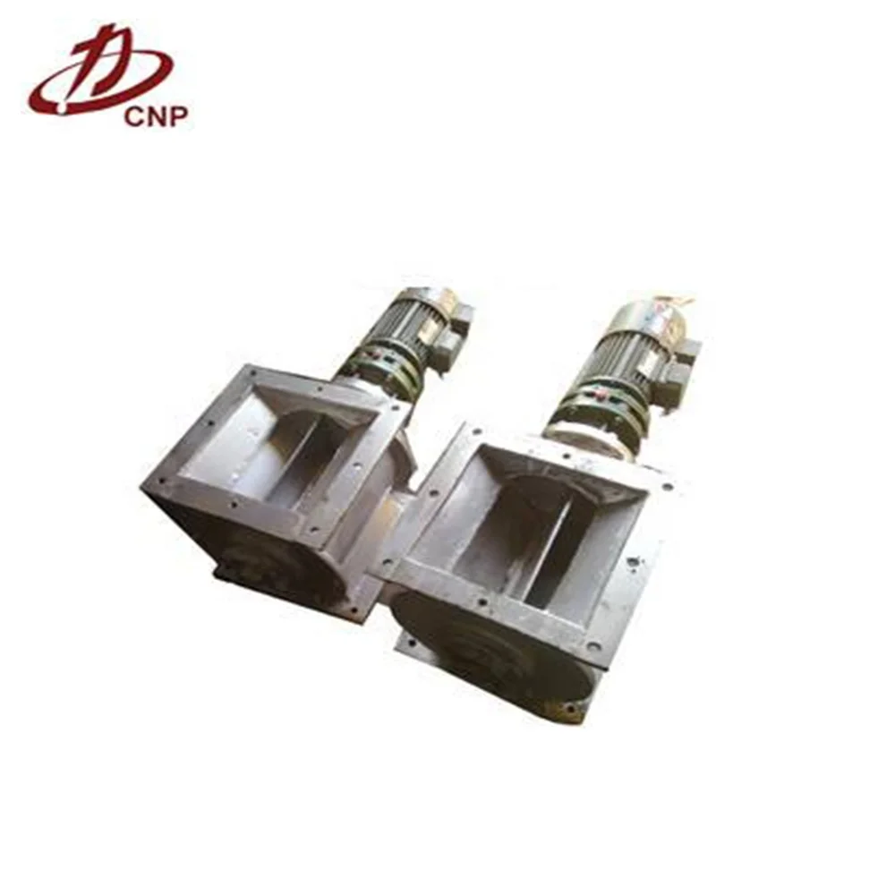 bin rotary valve for bulk material blow-through buhler rotary airlock valve