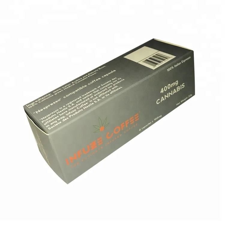 
Custom Printed Paper Coffee Capsule Paper Packaging Box 
