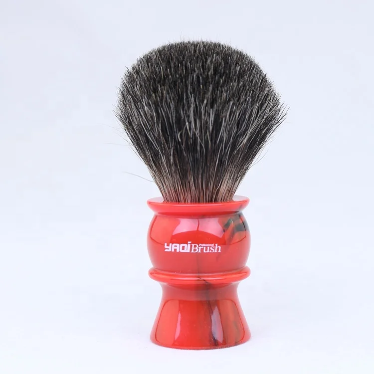 YAQI 26MM Resin handle badger hair mens shaving brush custom logo