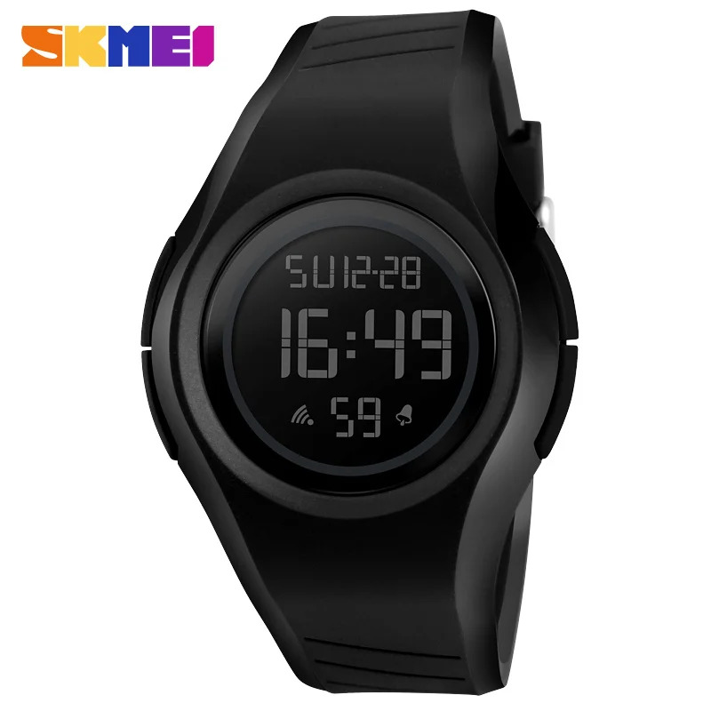 Skmei 1269 China Exporter 5 bar digital watch adult Custom Printing chime on every hour uhren