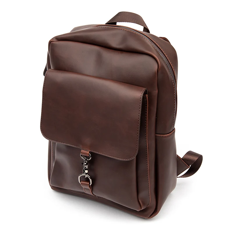 Оптовая продажа oem индивидуальный логотип водонепроницаемый роскошный деловой рюкзак из искусственной кожи для ноутбука сумка мужчин