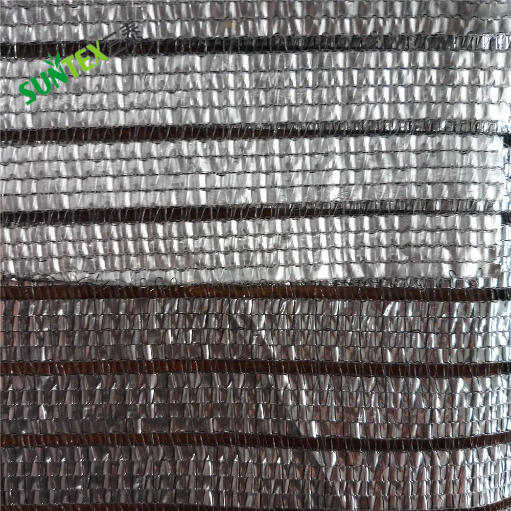 85% Reflective Aluminum Foil Shade Net fabric greenhouse Sunscreen Silver with uv  control sun-shade net Screen mesh 3*100m