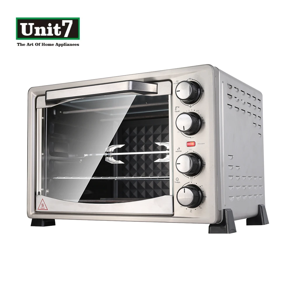 Многофункциональная электрическая конвекционная печь Unit7 36 л, Печь Для Выпечки Пиццы и тортов с частями духовки