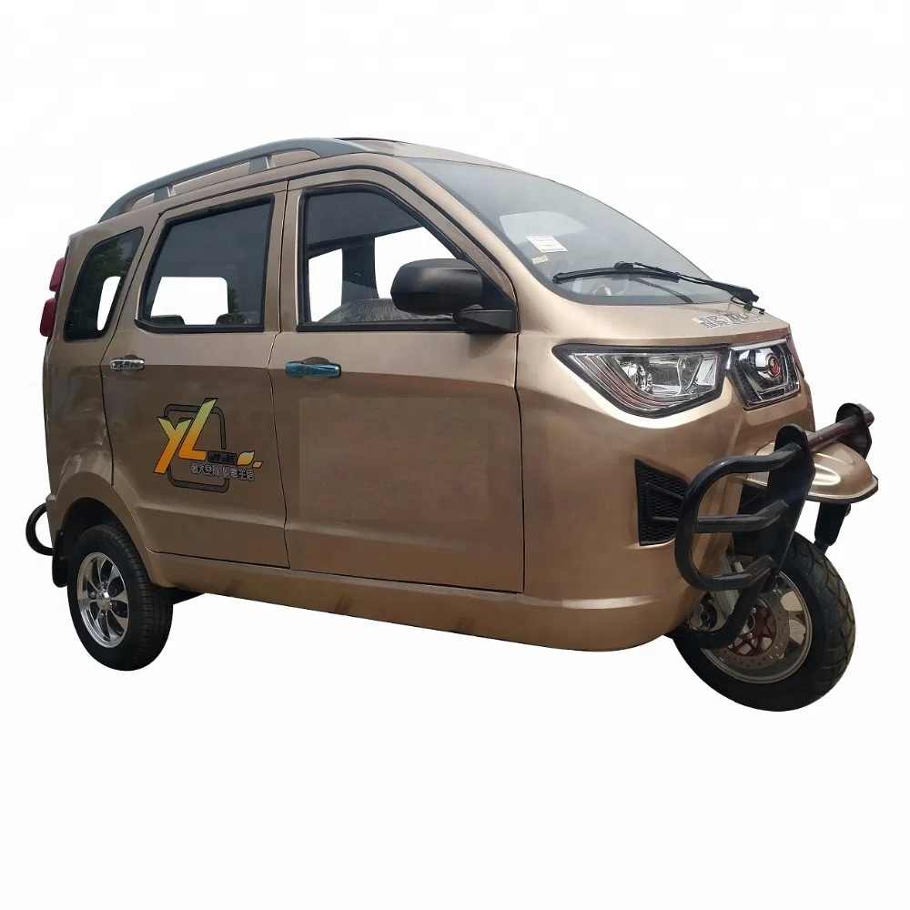 3-Wheel Close Cabin adult Tricycle Motorcycle Passenger