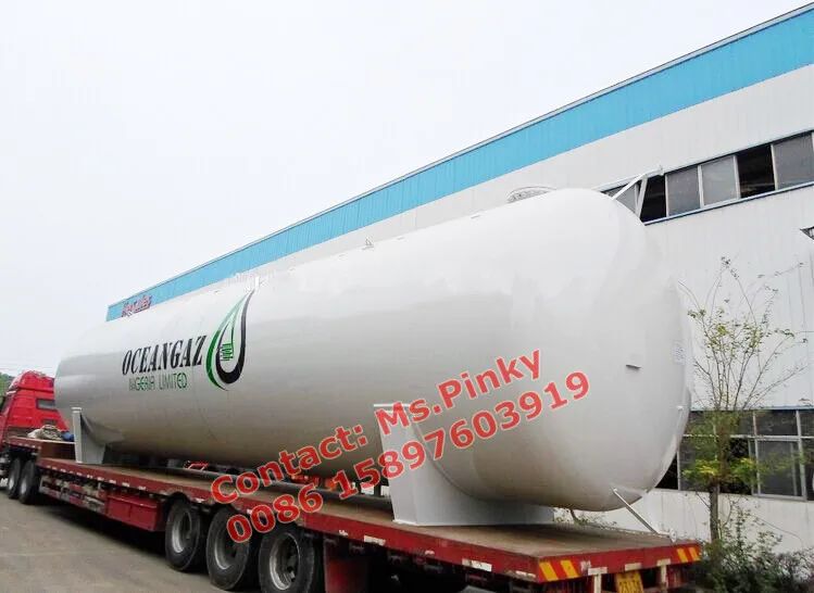110cbm Propane Storage Tank LPG Tank and Dispenser Price