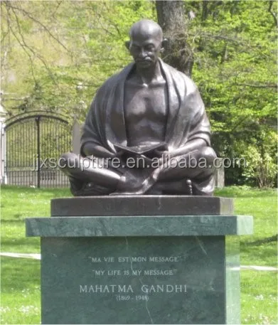 
bronze religious of mahatma gandhi statue 