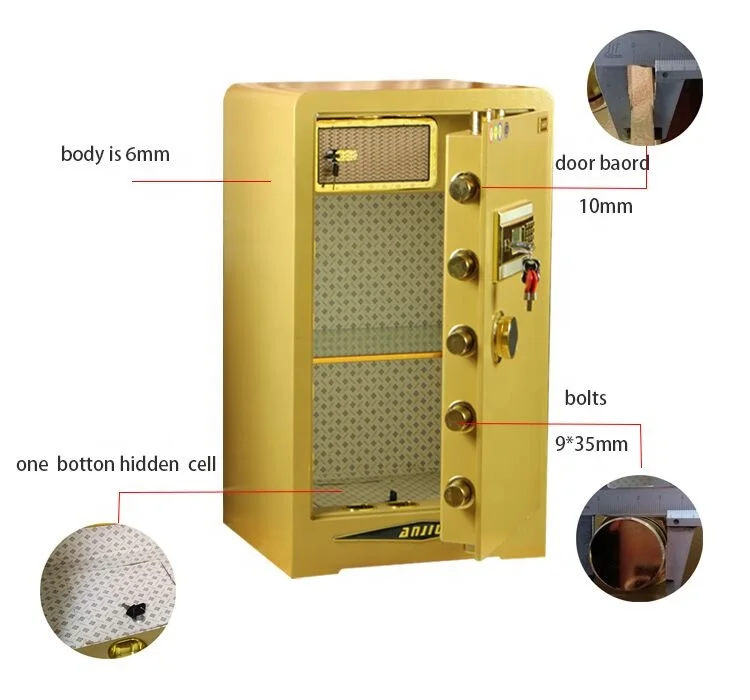 
popular style all steel heavy strong electronic lock safe box for home bank 