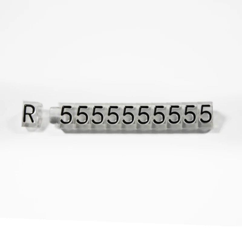 Wholesale Three-dimensional Convex Digital Plastic Jewelry Price Tags Display Numbers Pricing Cubes