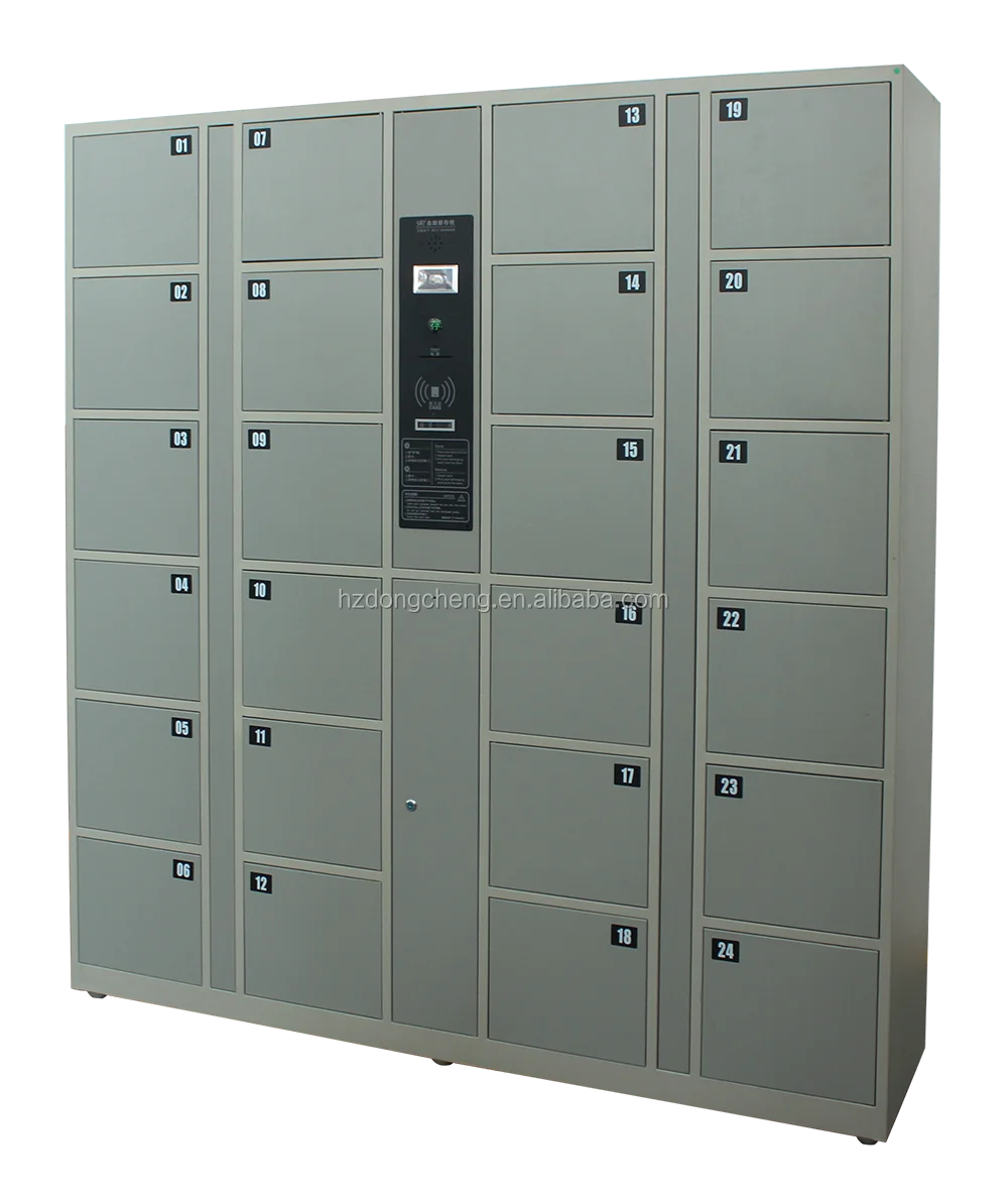 Electronic Smart 16 Doors Auto Waterproof Metal Storage Locker For Express