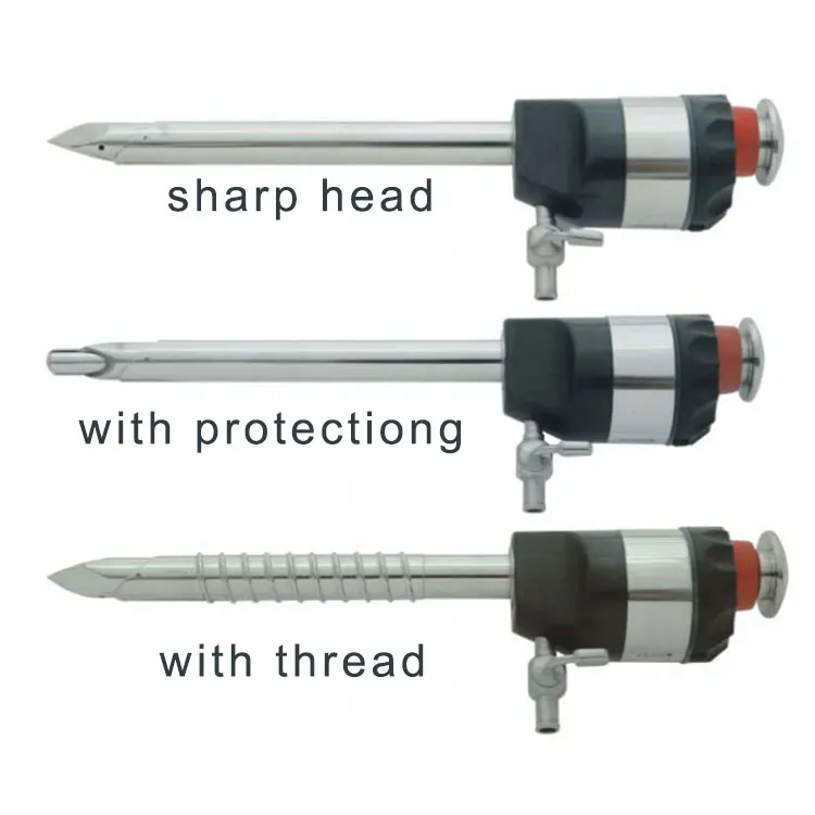 Laparoscopic trocars reusable 5mm 10mm laparoscopy magnetic trocar set