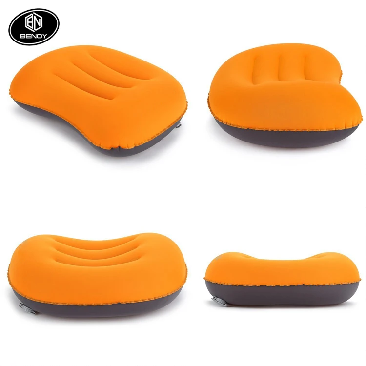 
Hot Sale Amazon New TPU fabric inflatable square back support seat air camping cushion pillow for outdoor 