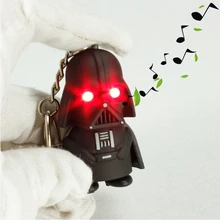Star Wars Black Knight Darth Vader Stormtrooper LED Light With Sound PVC Action Figures Toy Children Kids Gifts Anakin Skywalker