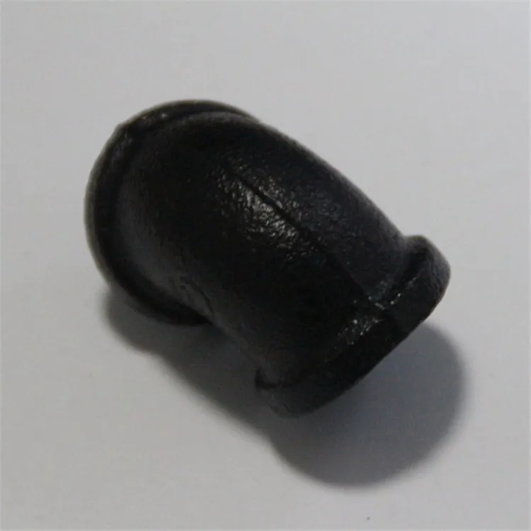 Одобренный поставщик сантехники, фитинги для труб из оцинкованного железа с черным покрытием, 90 градусов