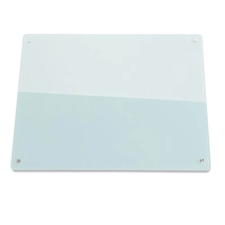 High Quality Artistic School Clear Glass Strong Magnetic Memo Board for Hanging Use