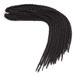 Новый дизайн 18 дюймов 45 см 30 стендов Сенегал веревка твист вязание богини косы 4 упаковки сделка твист