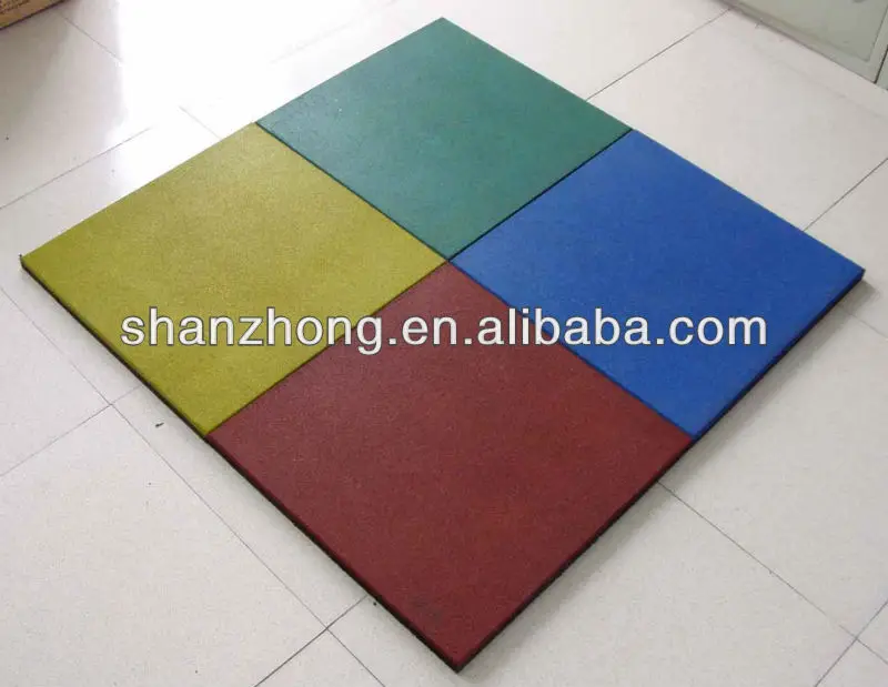 GYM interlocking rubber tile in gyms/gym rubber floor rolls/sports rubber mat Non Toxic Non Smell