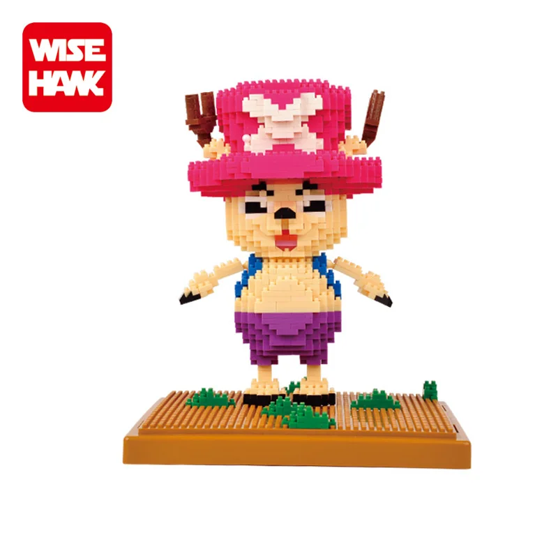Wholesale micro brick Anime Tony Chopper figure imagination building block for child