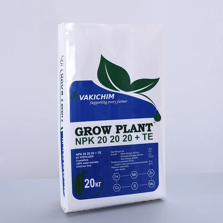 
PE Bag for water soluble fertilizer packaging bag 20kg FFS bag 