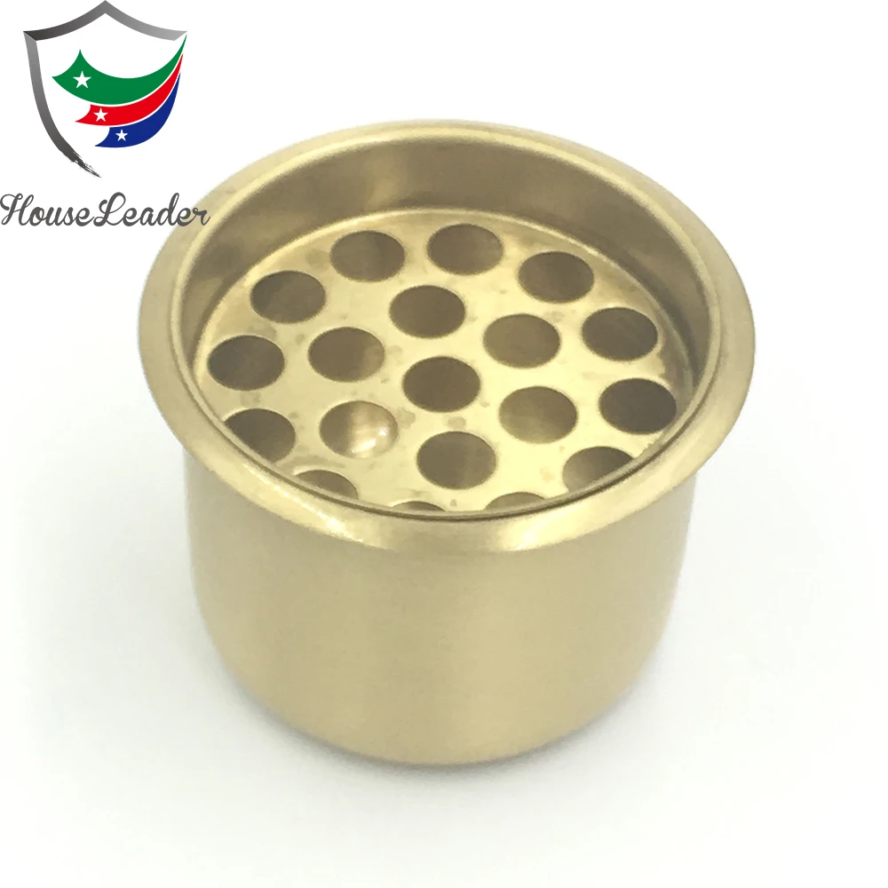 Casino Poker Table Top Cheap Cup Holder Brass Ashtray