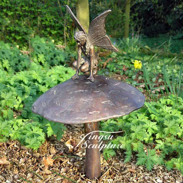 Cheap decoration large resin garden fairy statues