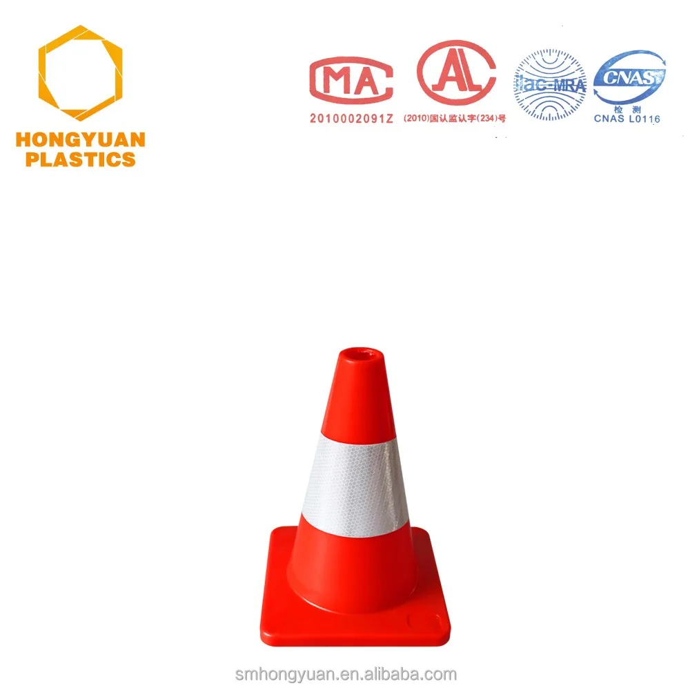 Wholesale 300mm 750mm PVC Cone  Flexible Reflective Road Traffic Cone