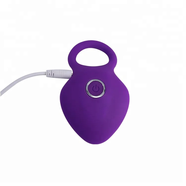 
Rechargeable Penile rings muliti speed silicone sex products vibrating dildo Cock Ring for male 