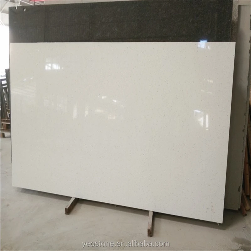 2cm Polar White Quartz Stone Surface Texture