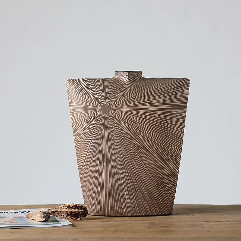 Home Decoration Accessories Embossed Creative Vase For Home Decor Flower