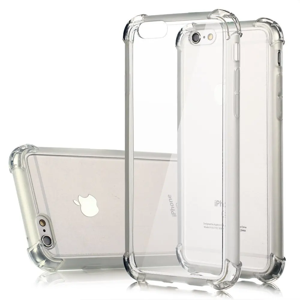 case for iphone 11,,Shockproof Transparent TPU clear phone case for iphone 8, For Iphone x Cell Phone case