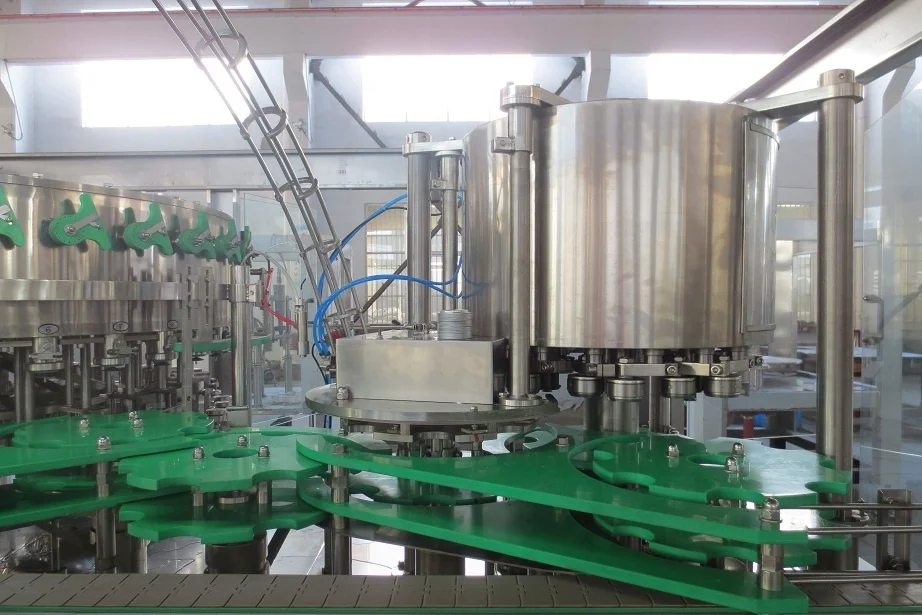 
High speed rotate FULL full automatic beer fillling canning machine equipment for aluminum Cans 