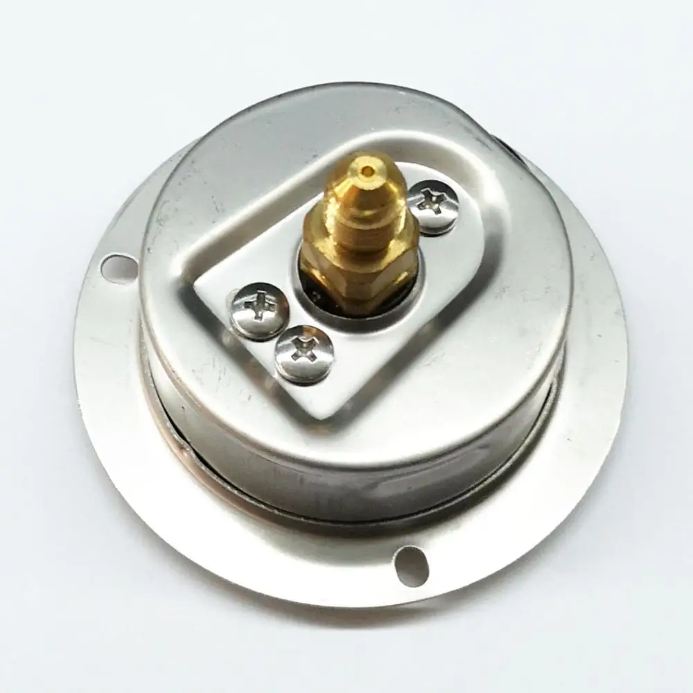 2.5' 3 Holes Front Flange High And Low Manometer Liquid Filled Refrigeration Manifold Gauge R22R134AR404AR407C