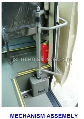 Электрический механизм наружной двери автобуса