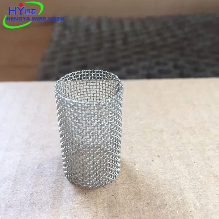 Stainless steel mesh wire cylinder mesh filter tube