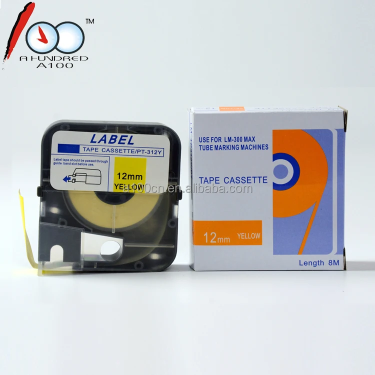 Compatible Ribbon printer Max LM-370/380/390  TP512T TP512Y TP512W TP512S 12mm tape cassette