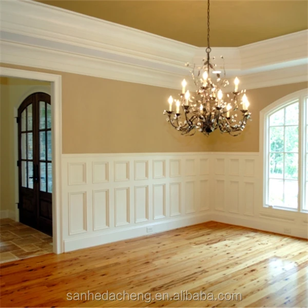 wall paneling house decorated ceiling design MDF tray crown moulding board frame panel service company