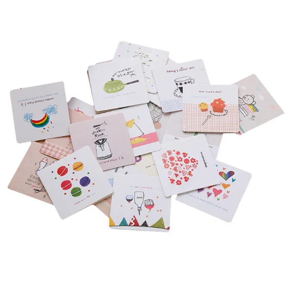 Поздравительная открытка на второй сезон в Корейском стиле на день рождения и День святого Валентина